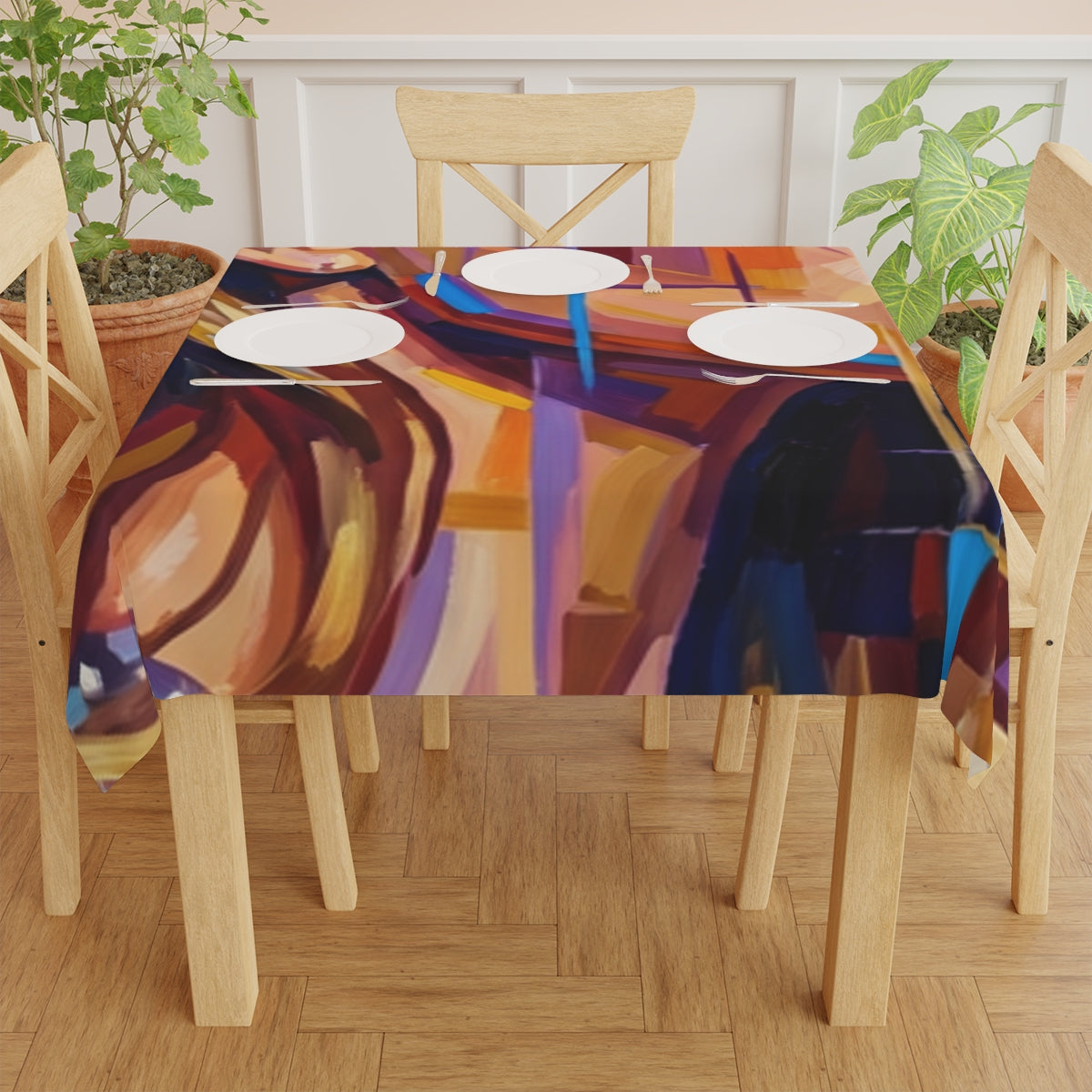 Tablecloth - Shattered Elegance | Echovira Gallery