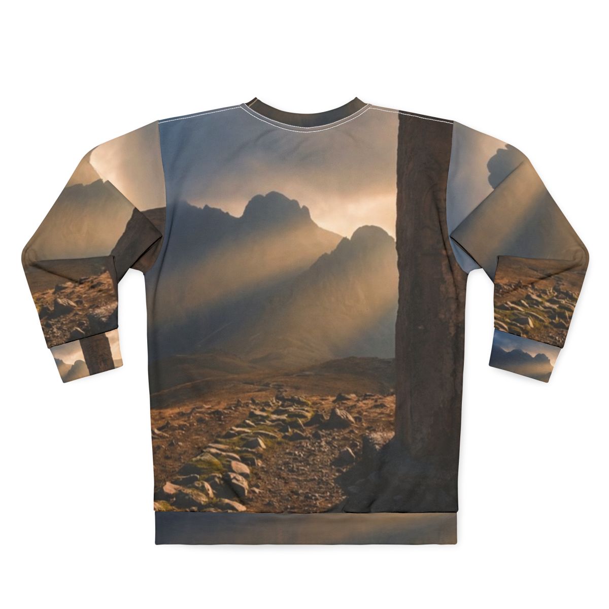 Unisex Sweatshirt - Mystic Monolith Ancient Persian Mountain...