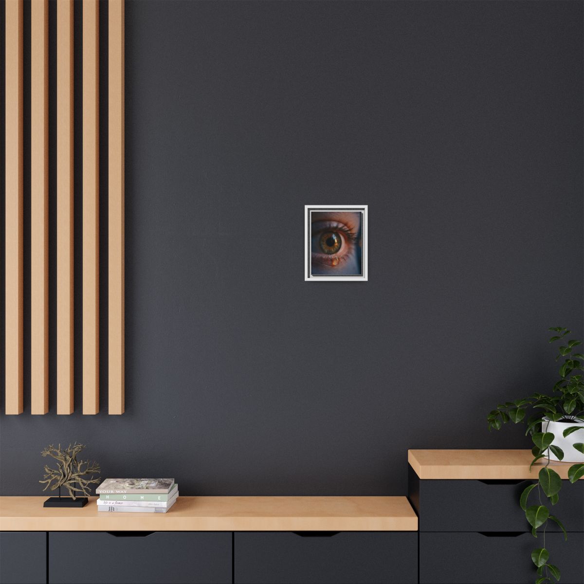 Matte Canvas, Framed - Luminous Tear