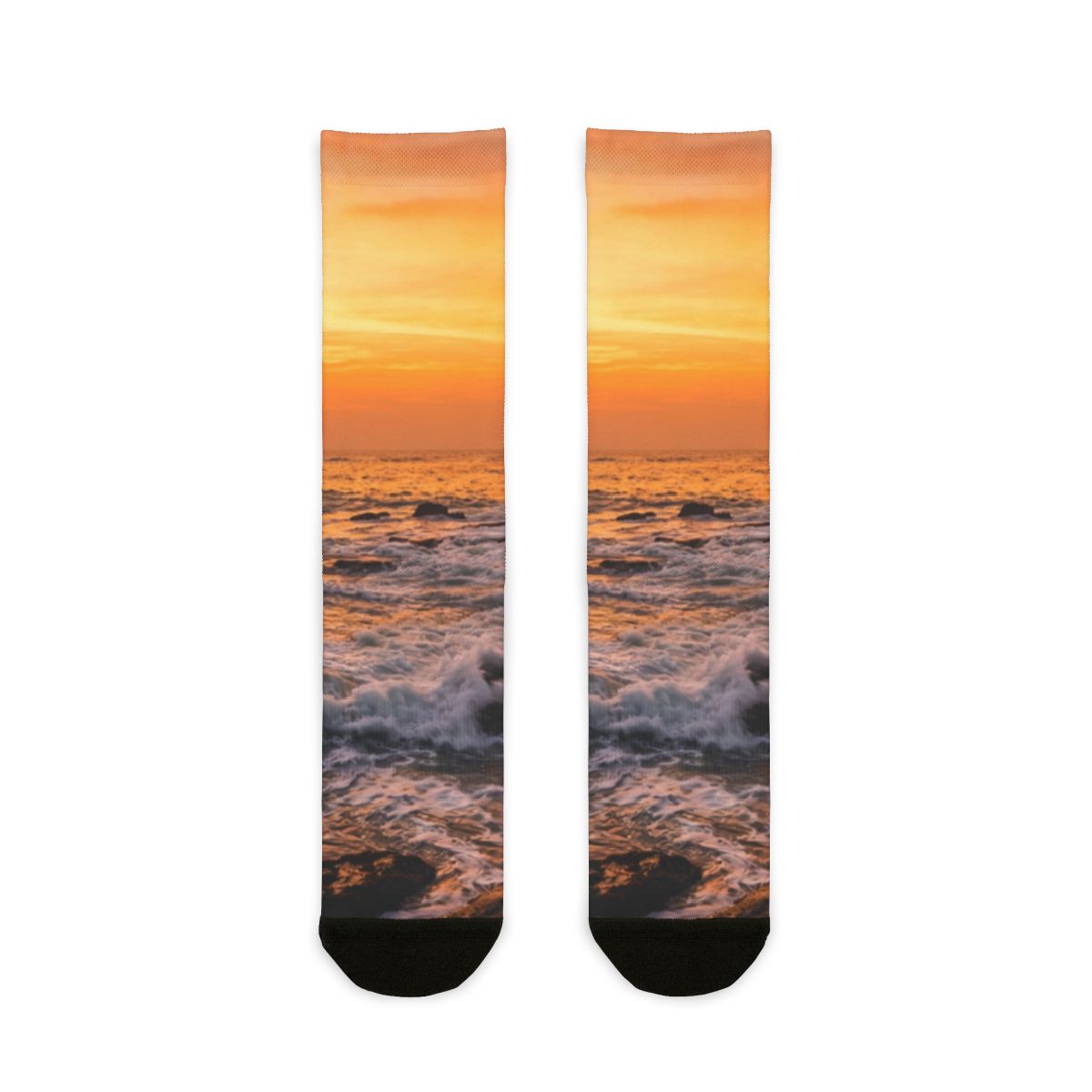 Crew Socks - Golden Hour Horizon
