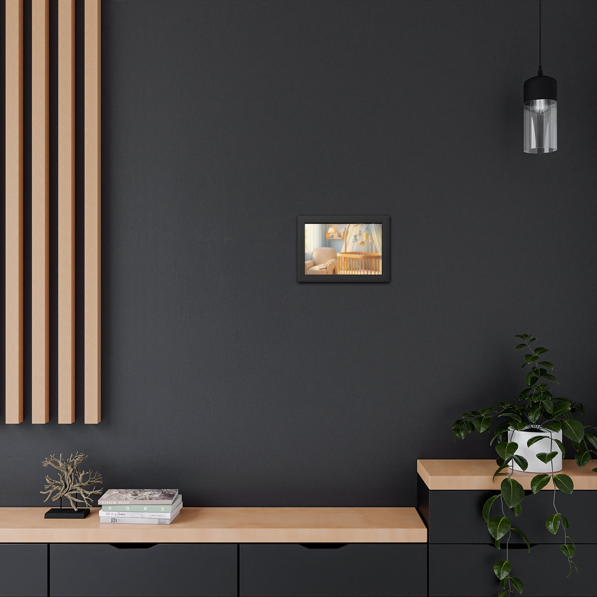 Serene Nursery Framed Posters - Room Decor — Landscape