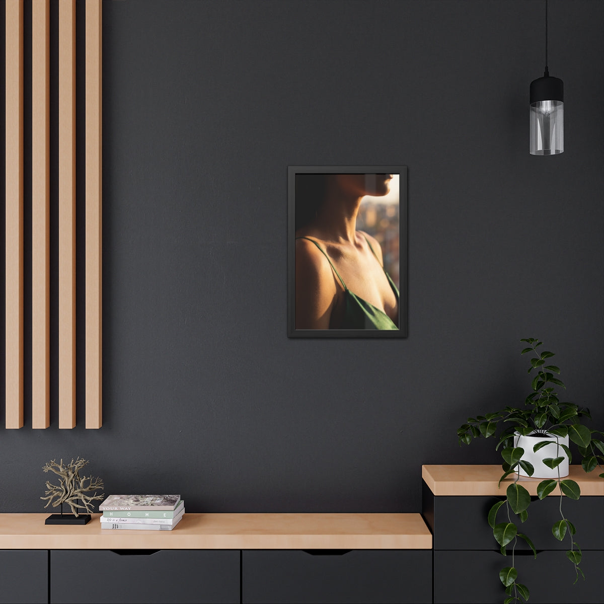 Framed Poster - Sunlit Muse Gallery Art