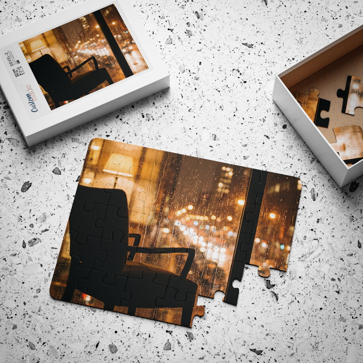 Rainy City Solitude 30-Piece Kids' Puzzle