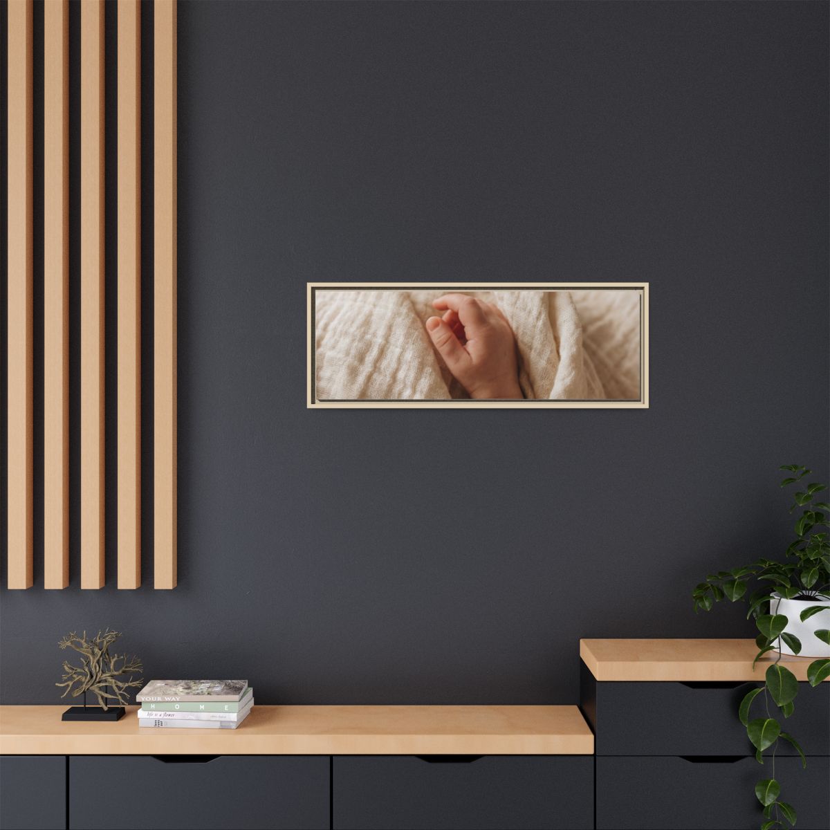 Framed Matte Canvas - Neutral Nursery