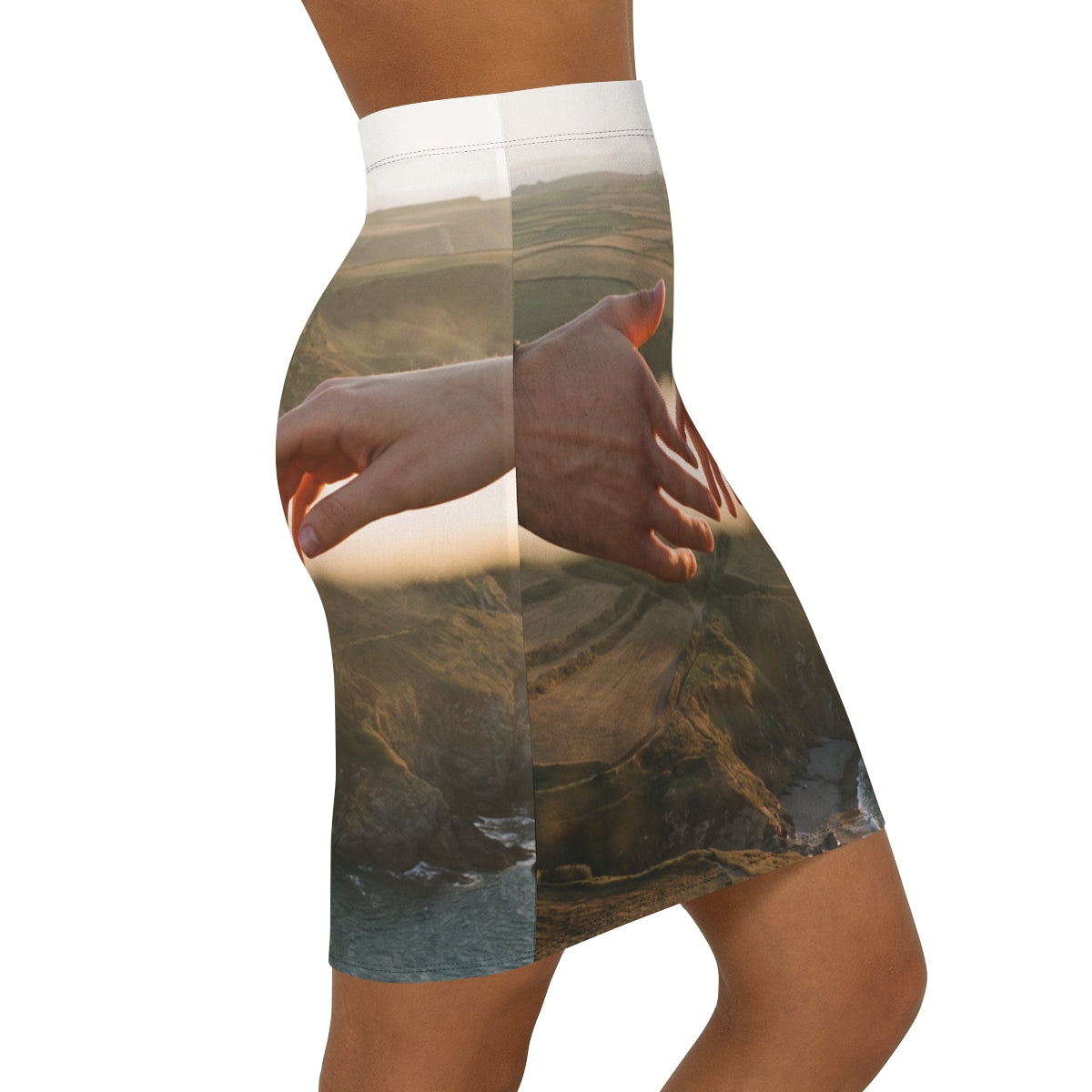 Women's Mid-Waist Pencil Skirt - The Infinite Touch |... |...