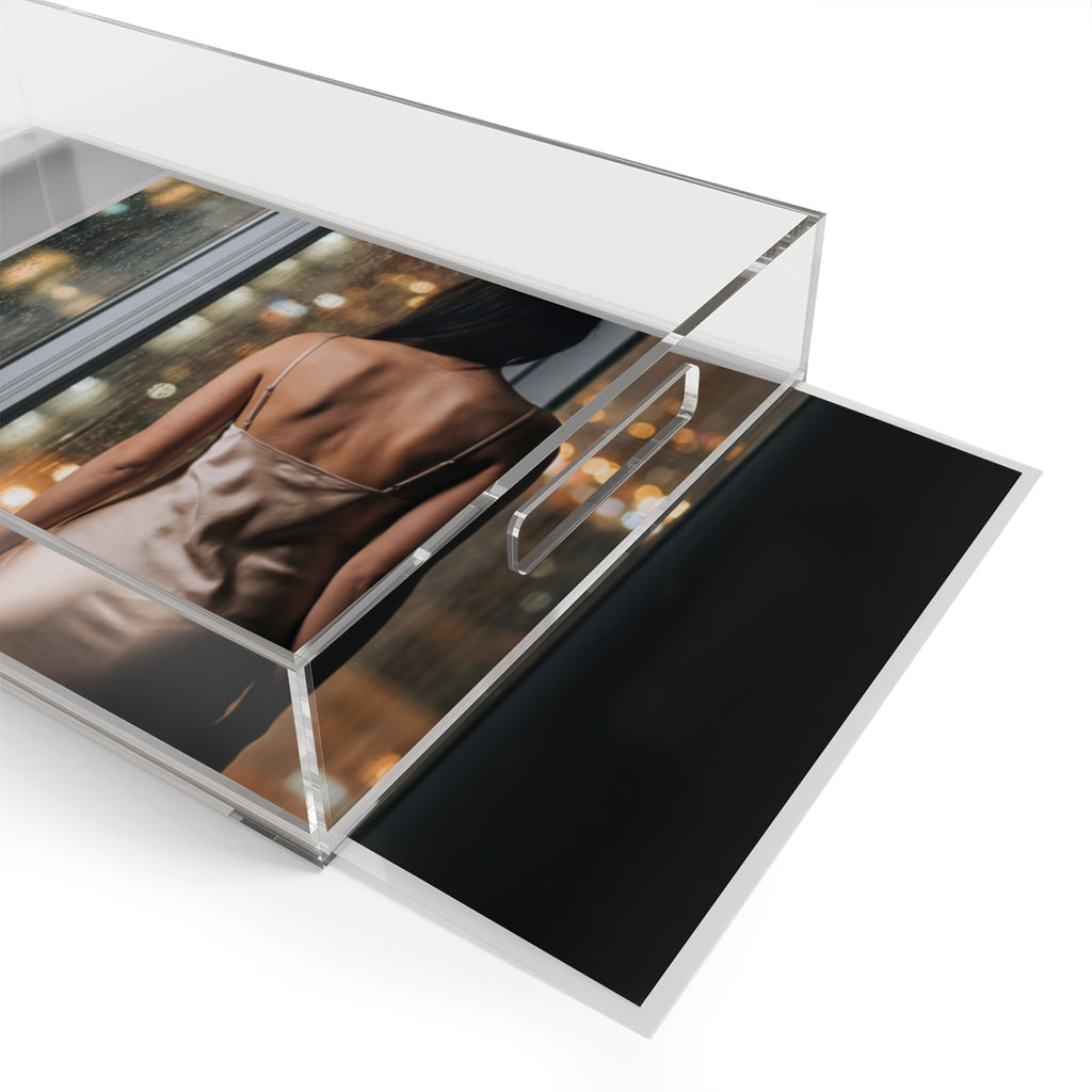 Acrylic Serving Tray - Night Vibe Elegance