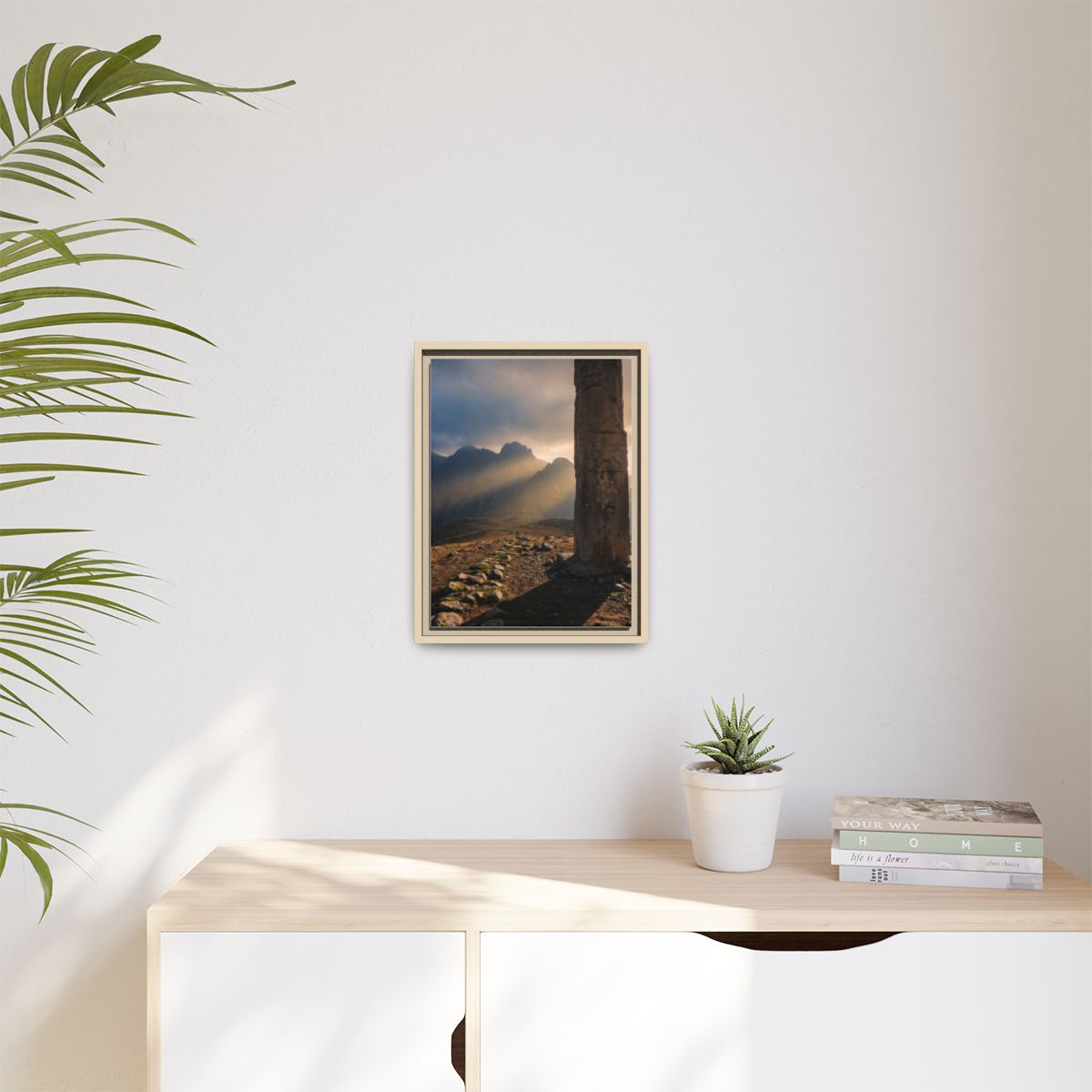 Matte Canvas, Framed - Mystic Monolith Ancient Persian... |...