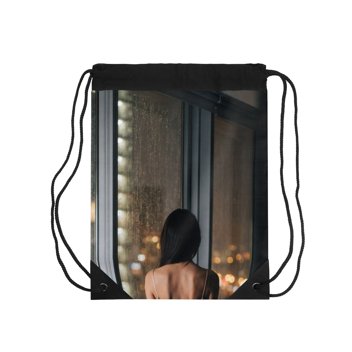 Drawstring Bag - Urban Night Aesthetic
