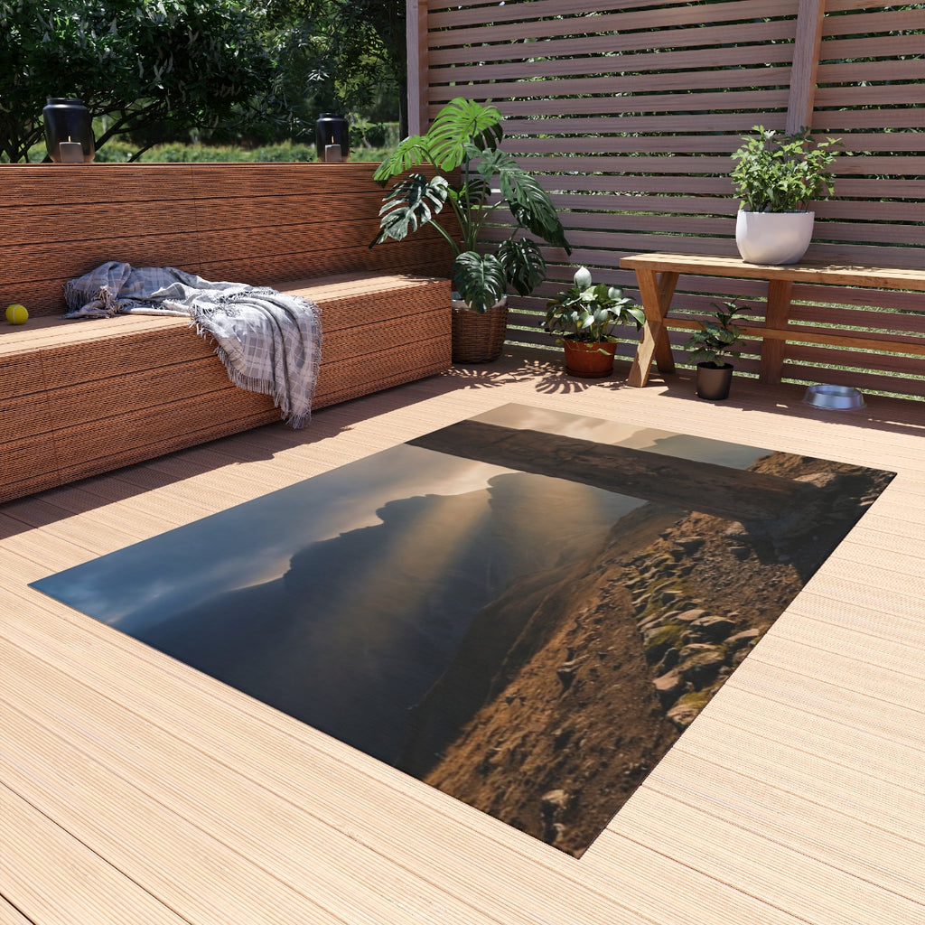 Outdoor Rug - Ancient Paths Welcome Rug | Echovira Gallery
