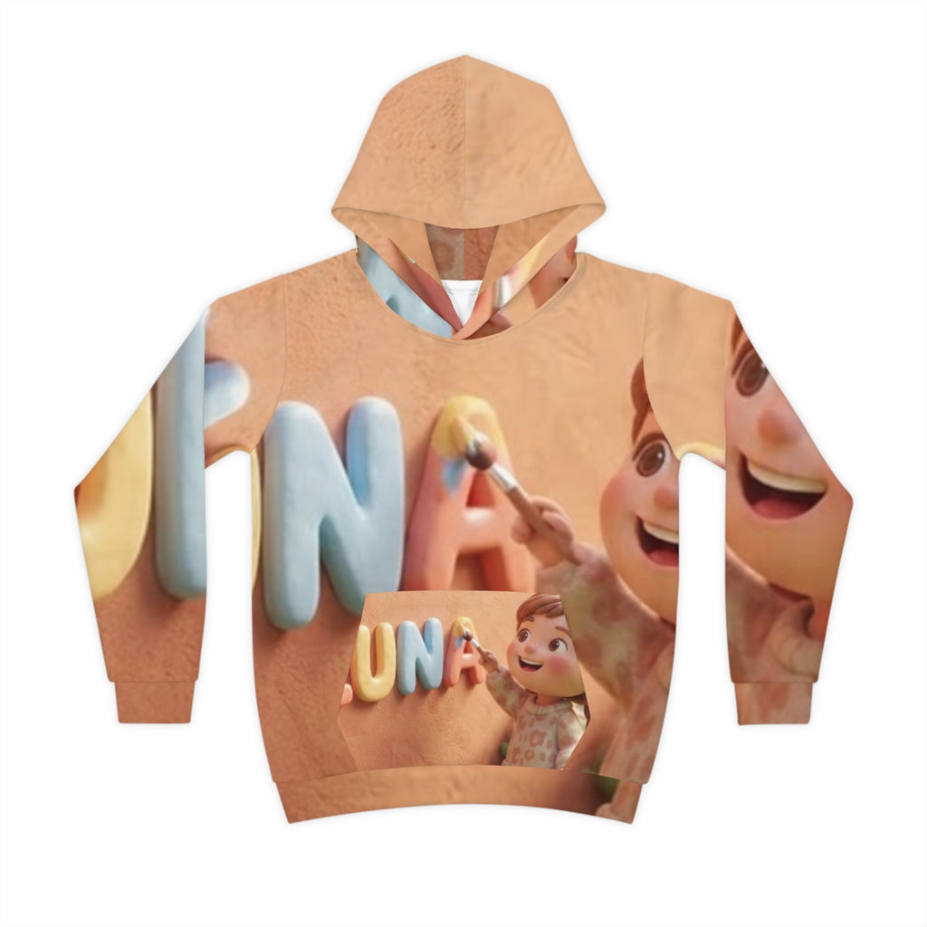 Children's Hoodie - Luna Sunshine Clay Garden | Echovira...