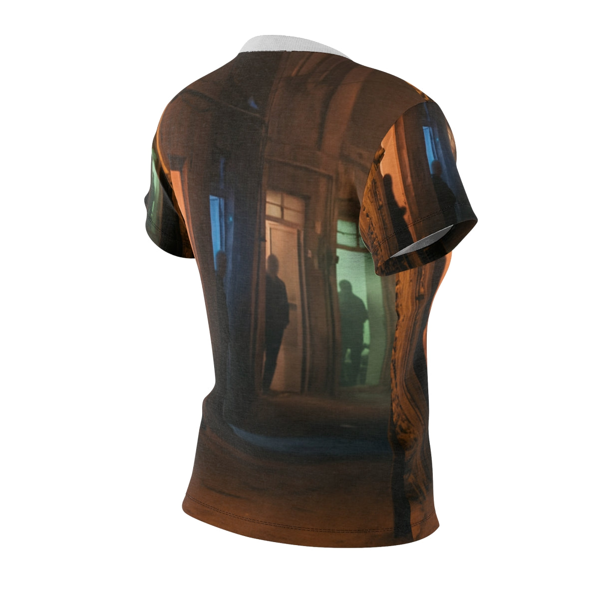 Women's Cut & Sew Tee - Shadowed Alleyway Mystery Art Print...