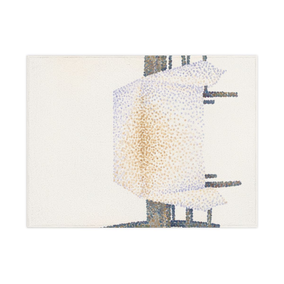 Toddler Blanket - Gentle Bistro Dots | Echovira Gallery