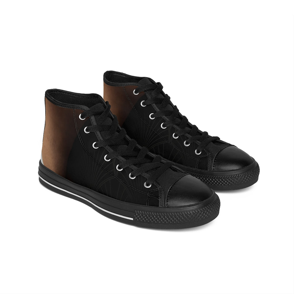 Women's Classic Sneakers Art Deco Portrait