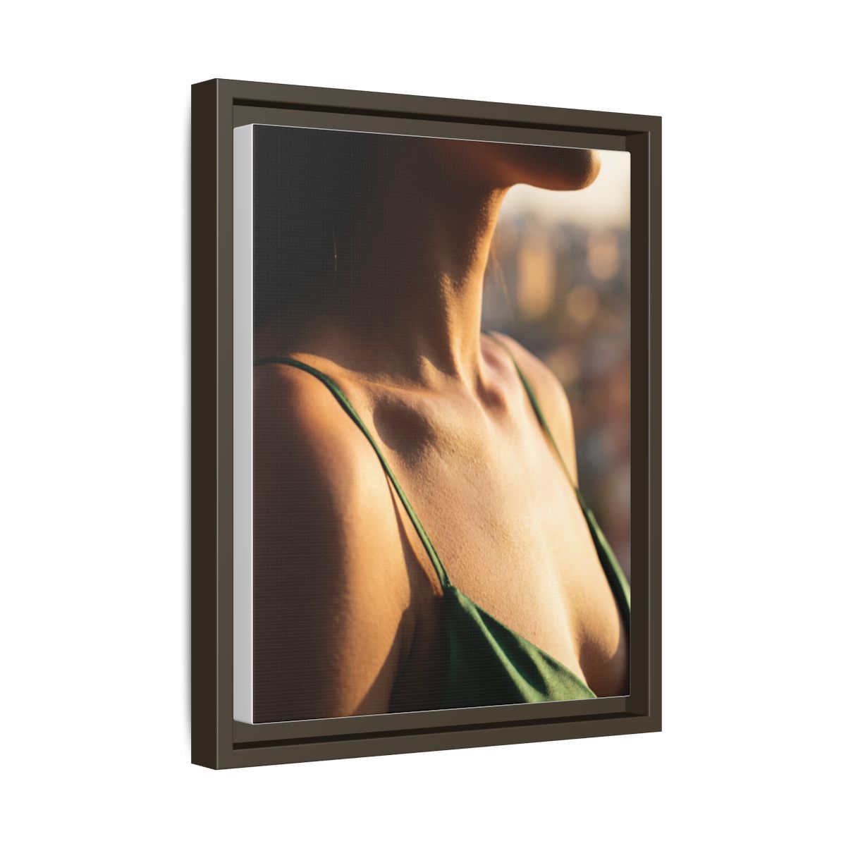 Framed Matte Canvas - Sunlit Muse