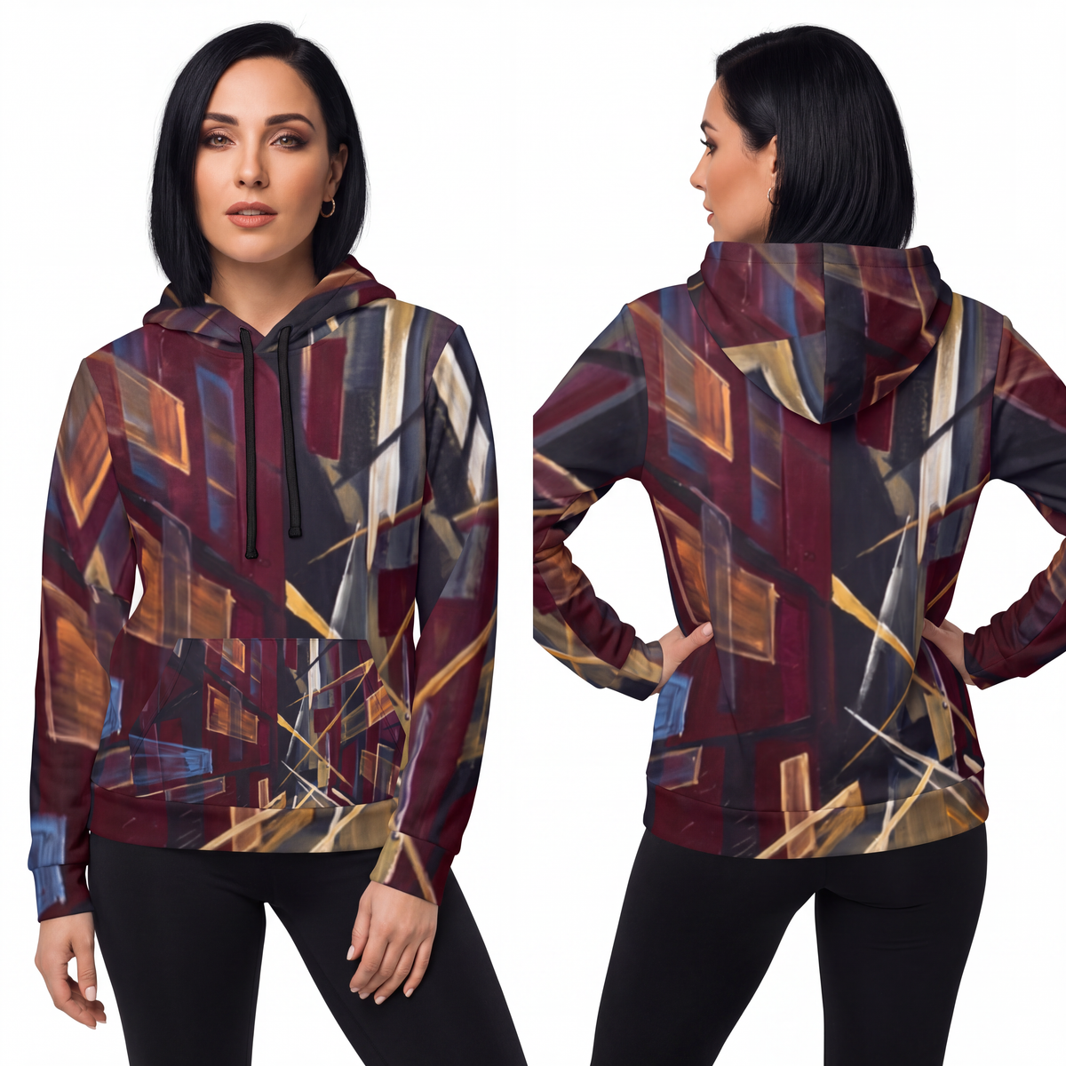 Athletic Hoodie - Urban Speed | Echovira Gallery