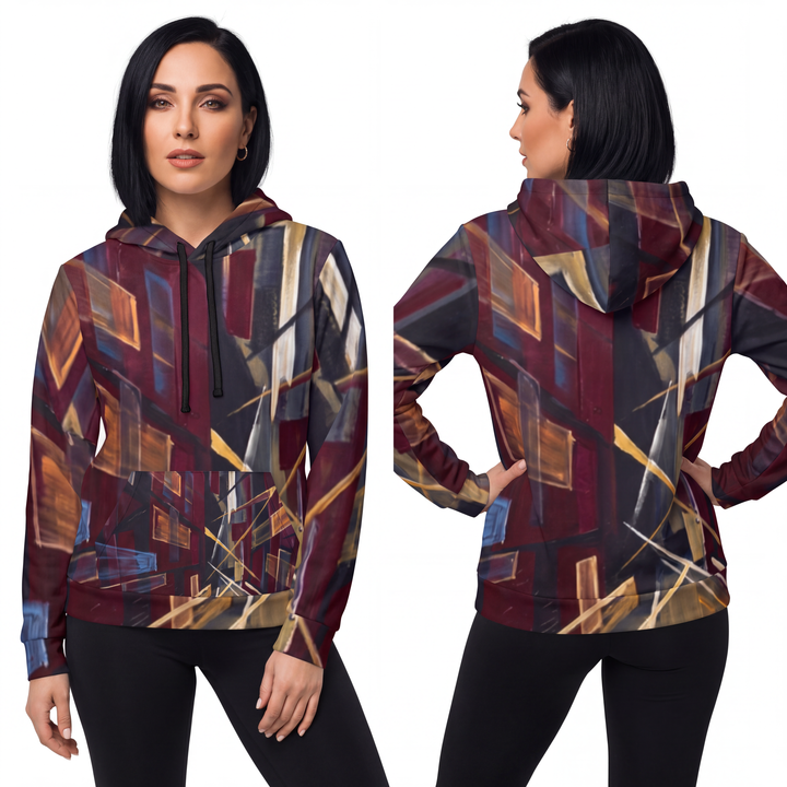 Moletom esportivo com capuz feminino Nocturnal Canyon