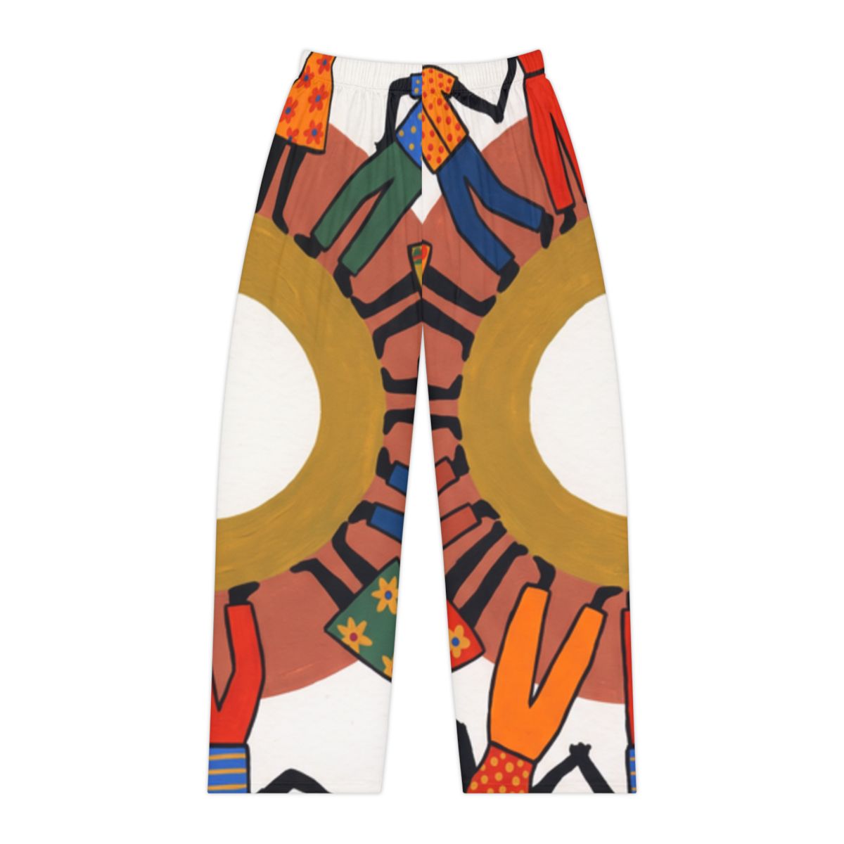 Women's Pajama Pants - Unity Mandala Folk Art | Echovira...