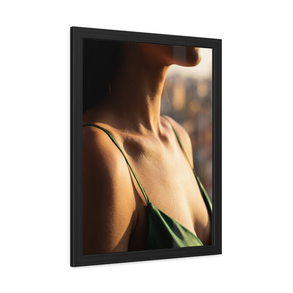 Framed Poster - Sunlit Muse Gallery Art — Portrait