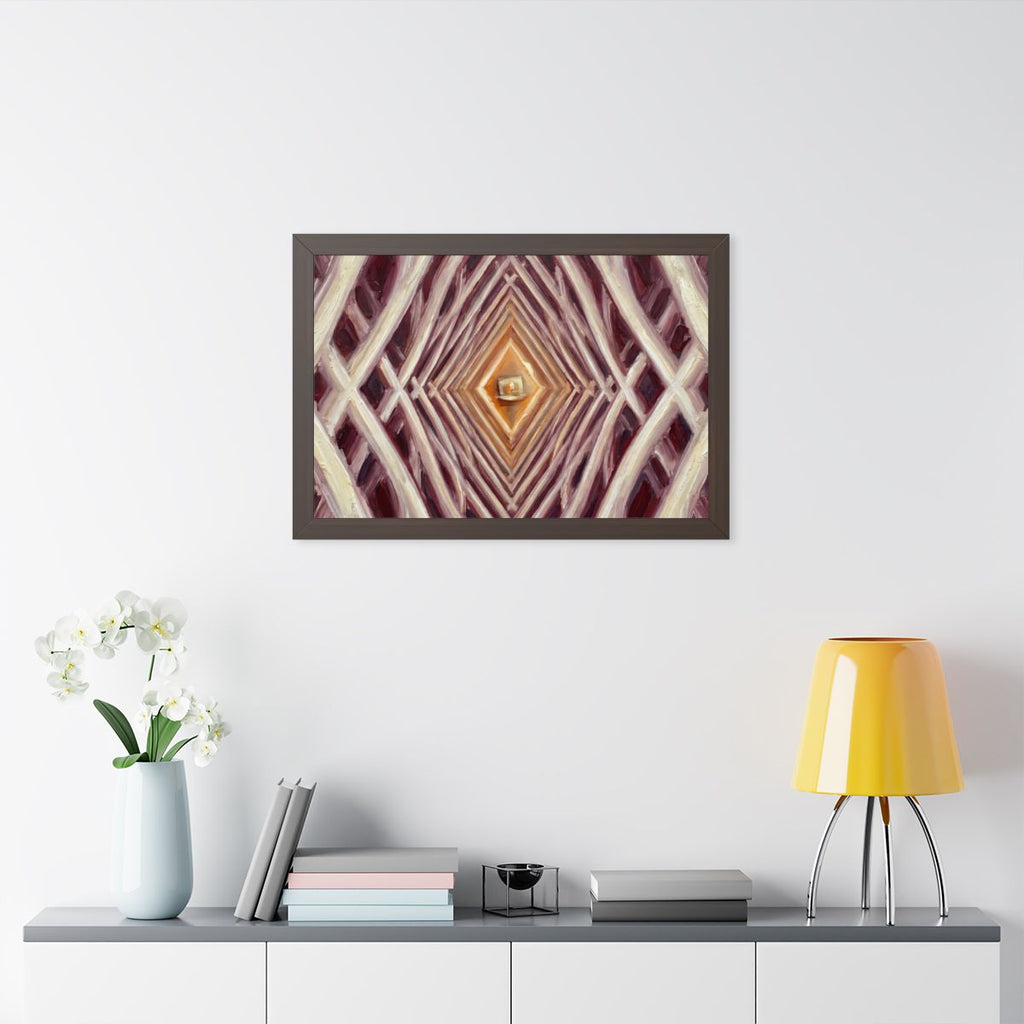 Framed Horizontal Poster - Infinite Arch — Walnut (14×11......