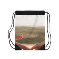 Drawstring Bag - The Infinite Touch | Ethereal Coastal Art |...