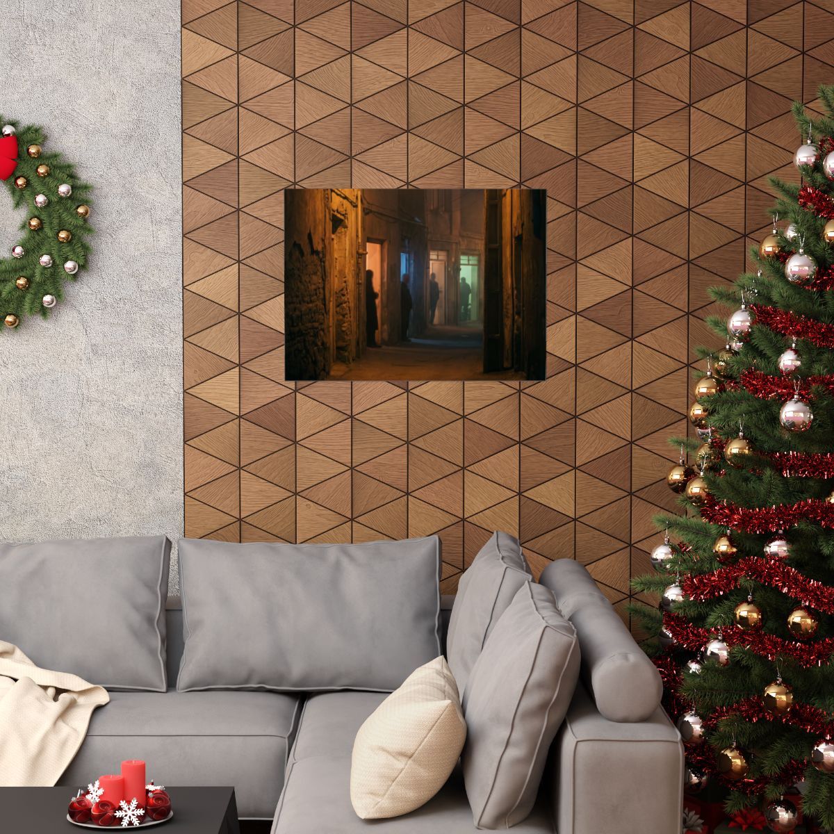 Matte Horizontal Posters - Shadowed Alleyway Mystery Art......