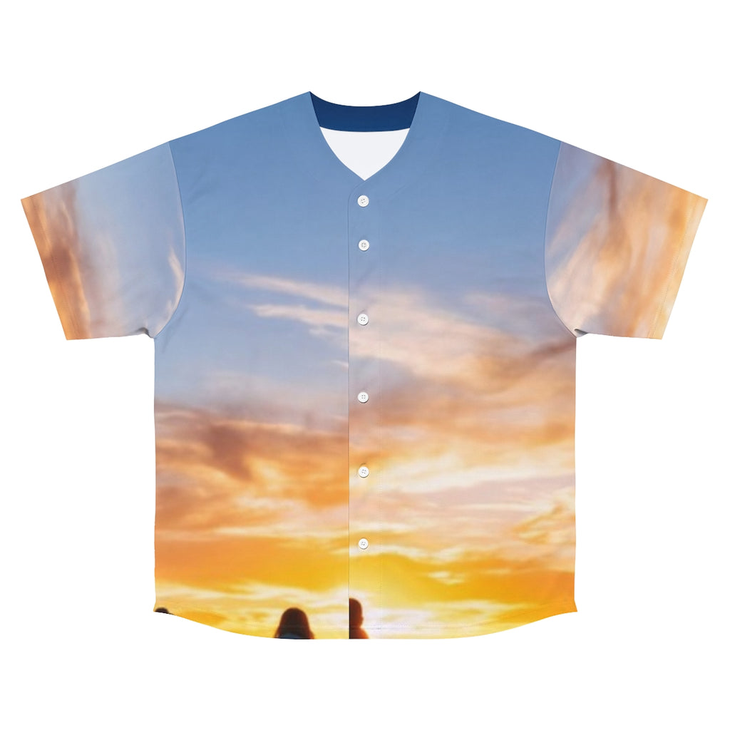 Men's Baseball Jersey - Sunset Ridge | Echovira Gallery