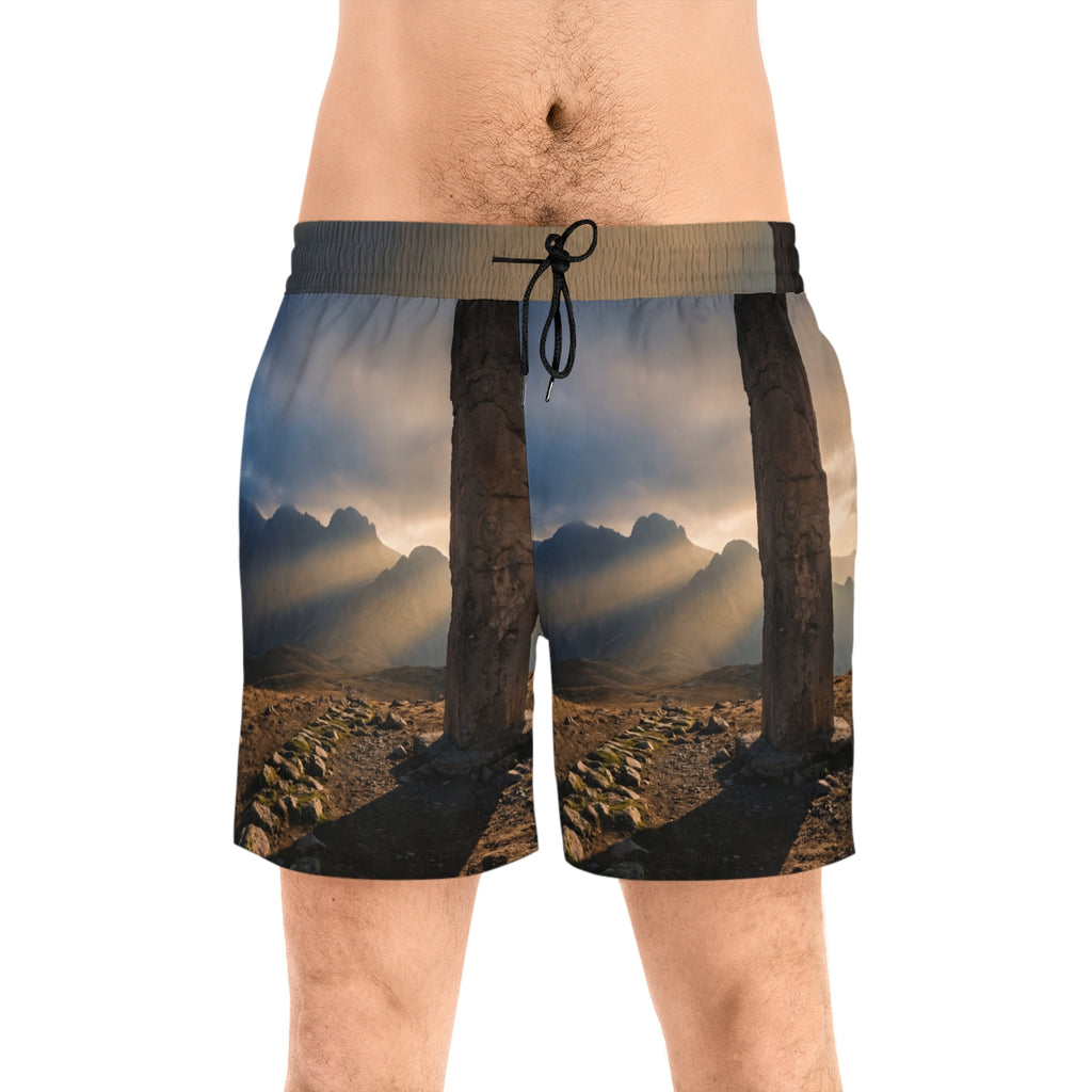 Men's Swim Shorts - Rugged Landscape