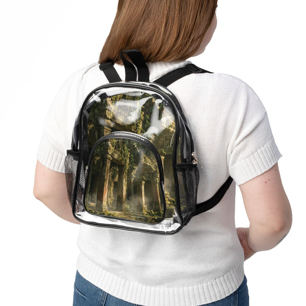 Clear Stadium Backpack - Temple Portal | Echovira Gallery