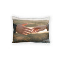 Cotton Pillow Sham - The Infinite Touch | Ethereal Coastal...