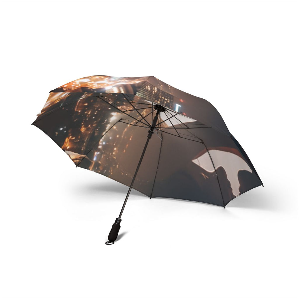 Foldable Umbrella - City Lights Rain shield | Echovira...
