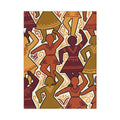 Folk Dancing Silhouette Toddler Blanket