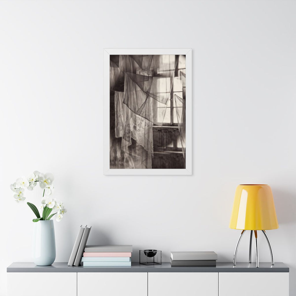 Framed Vertical Poster - Spectral Veils (11×14, 12×16... |...