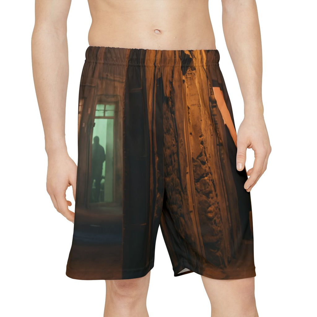 Men's Sports Shorts - Moody Street Style | Echovira Gallery
