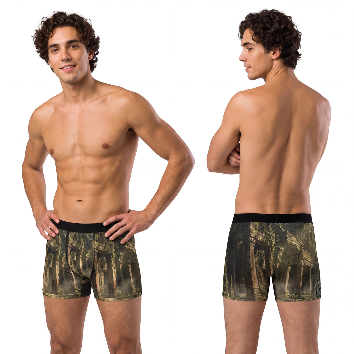 Men's Boxer Briefs - Temple Canopy | Echovira Gallery