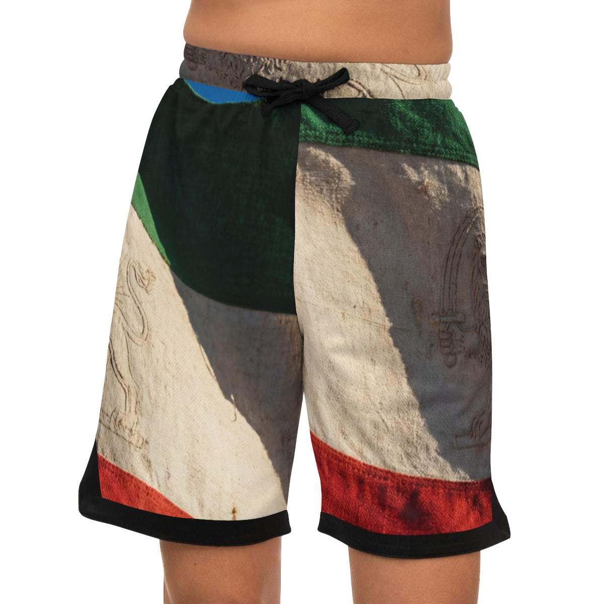 Basketball Rib Shorts - Flag