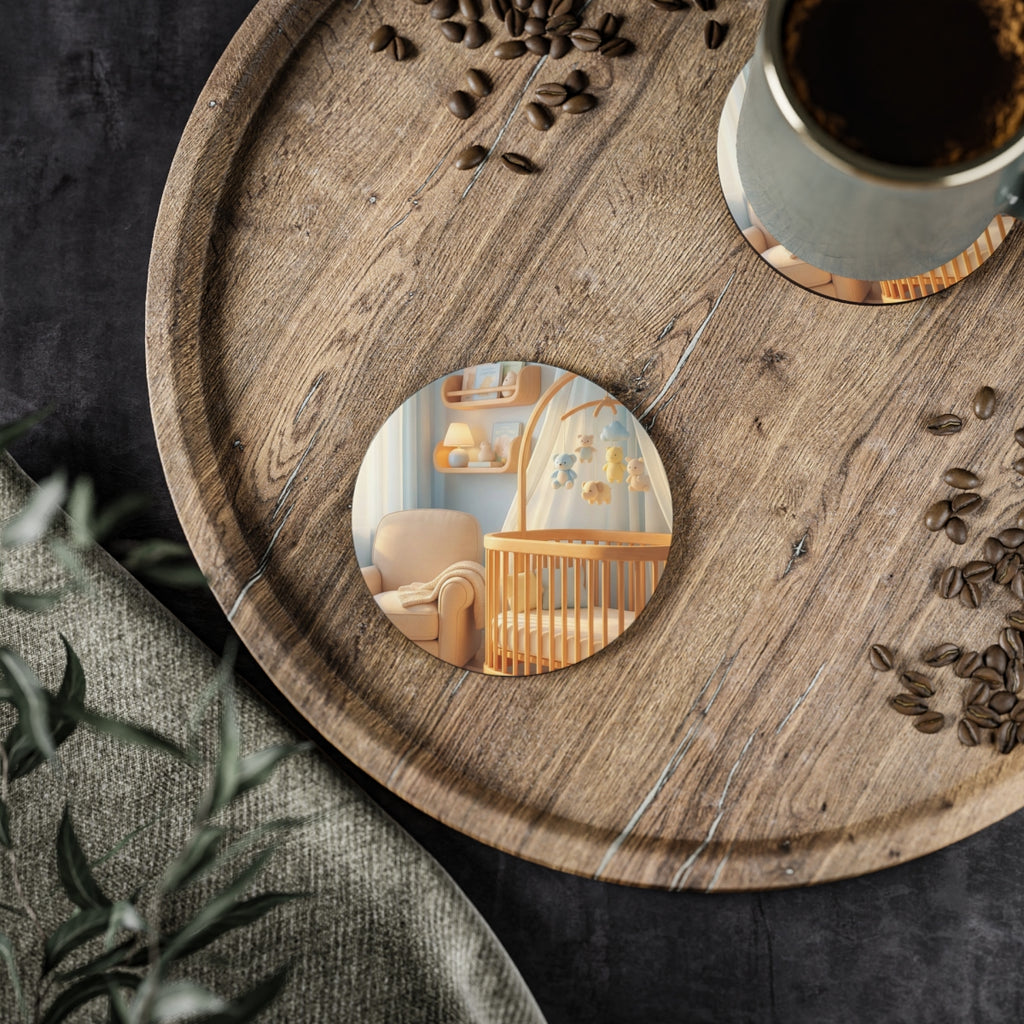 Soft Blue Coasters - Tabletop Serenity