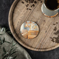 Soft Blue Coasters - Tabletop Serenity
