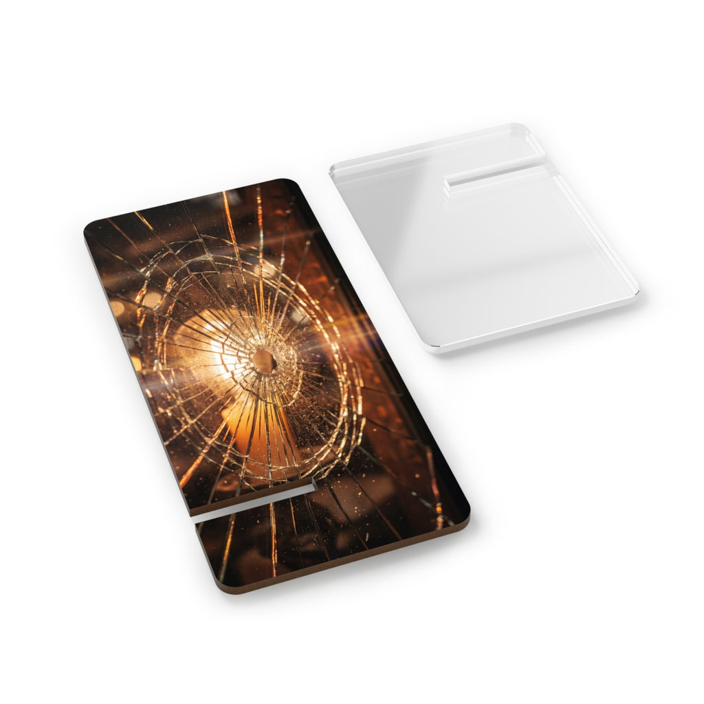 Mobile Display Stand for Smartphones - Golden Shattered... |...