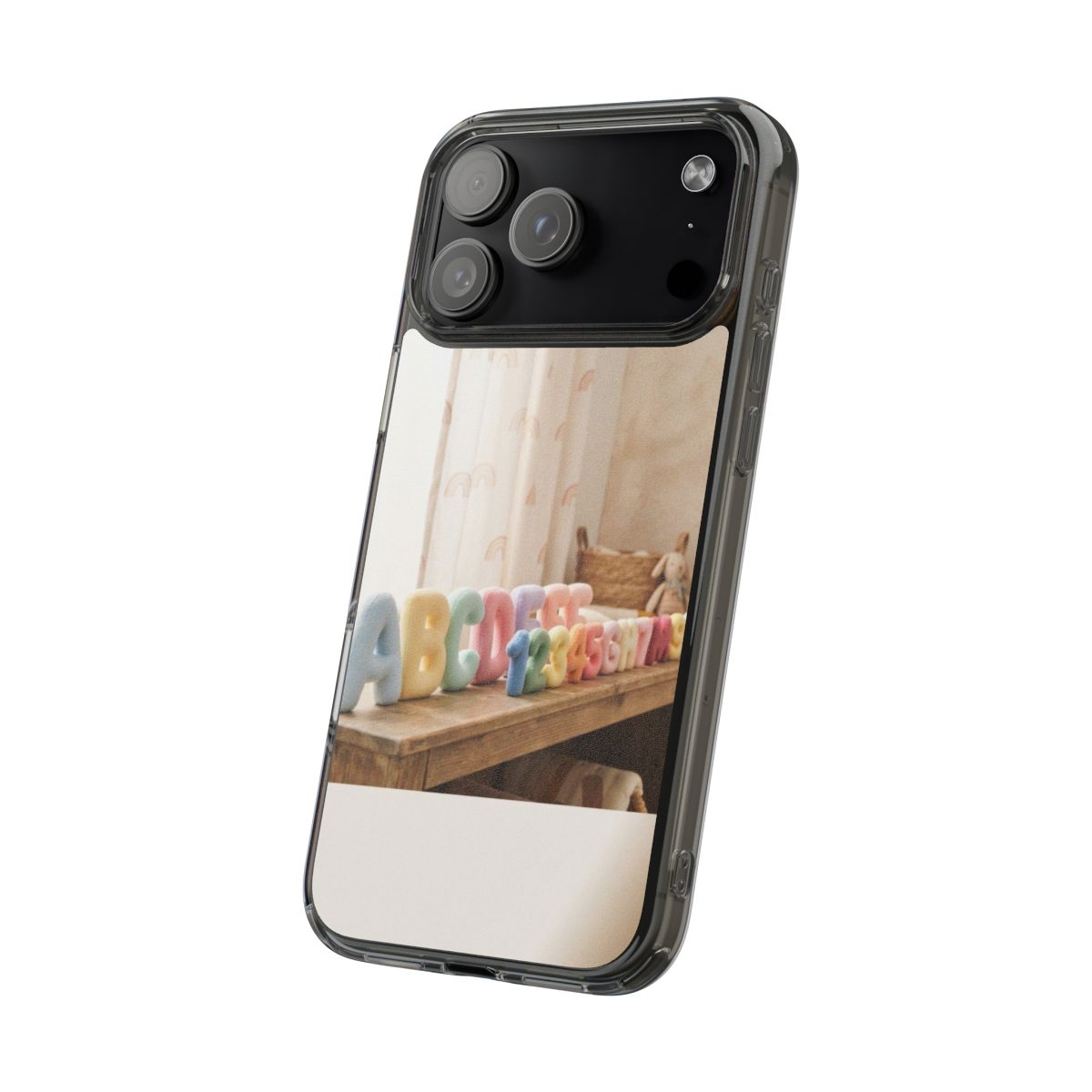 Clear Impact-Resistant Case - Pastel ABCs | Echovira Gallery