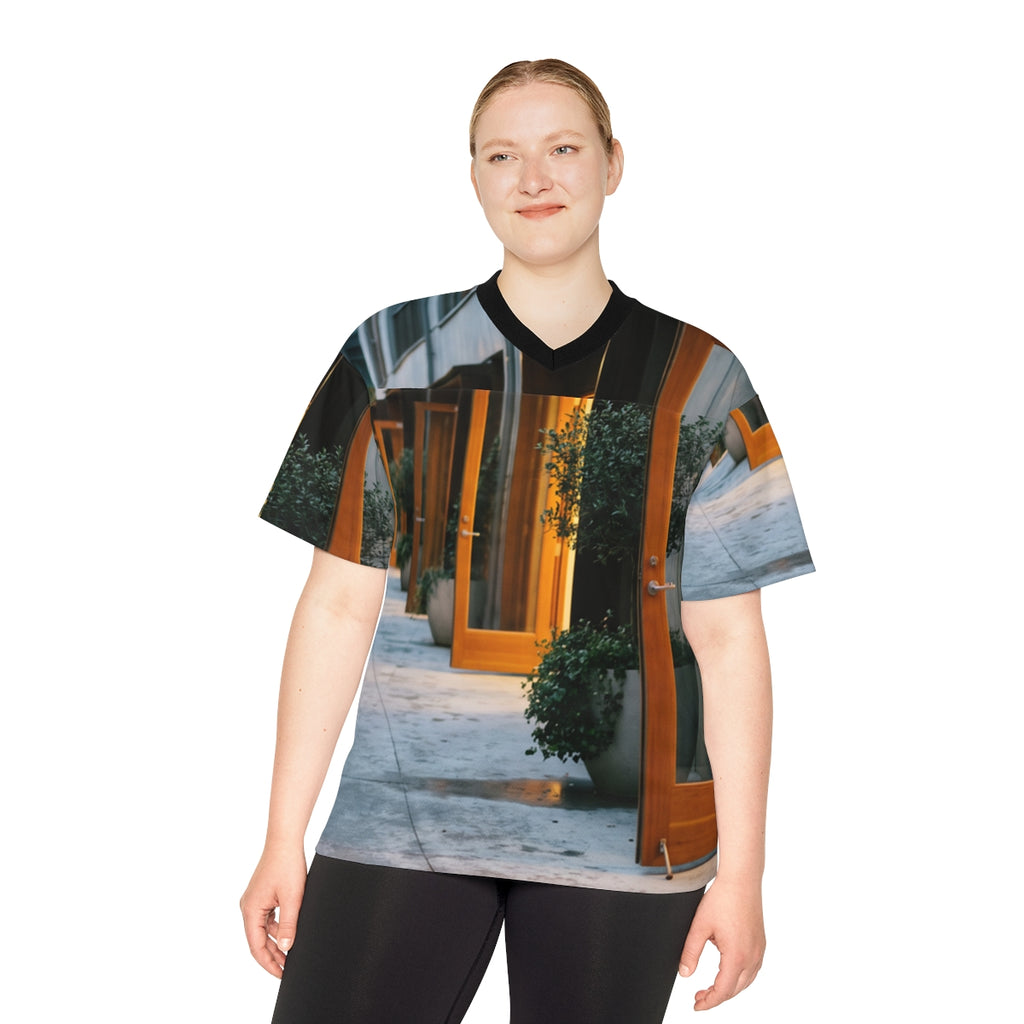 Unisex Football Jersey - Twilight Promenade | Echovira...