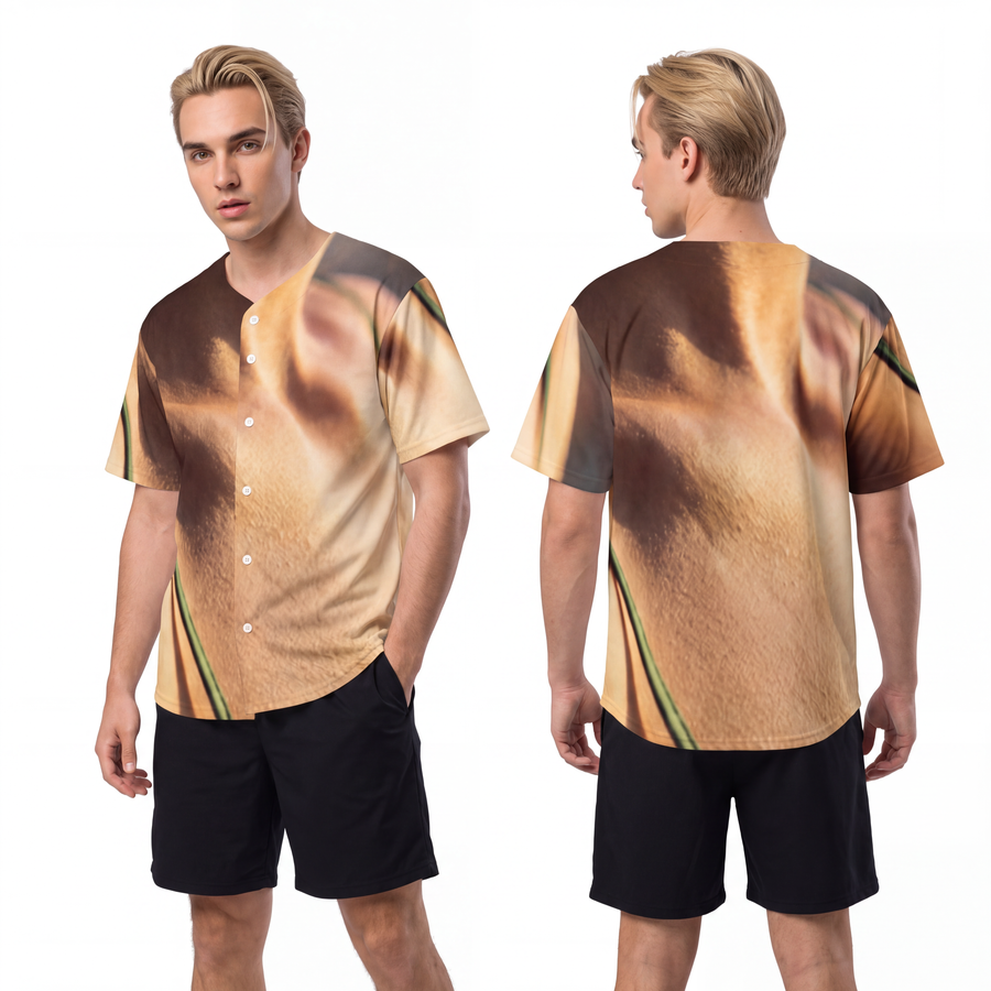 Men's Baseball Jersey - Golden Hour - Emerald Sunset active
