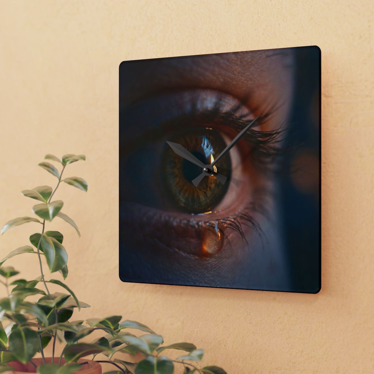Acrylic Wall Clock - Timeless Emotion