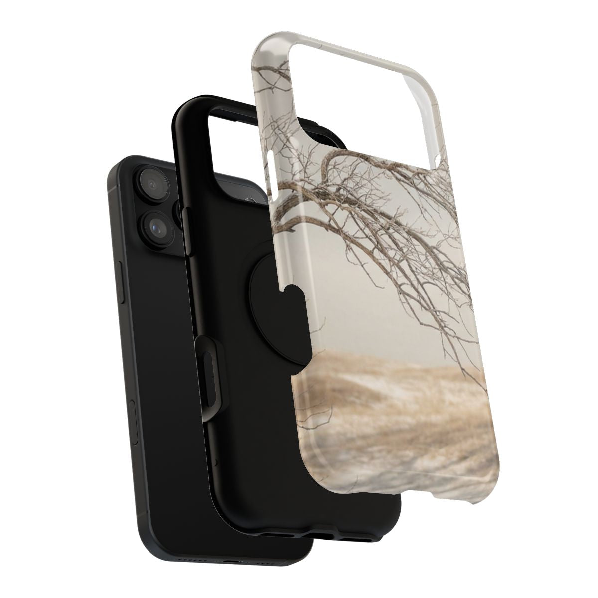 Impact-Resistant Cases - Tough Phone Case - Winter Tree Vibe— sizes part 2/2