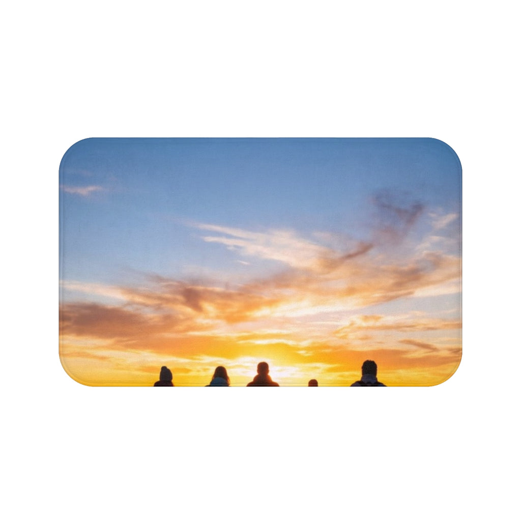 Bath Mat - Golden Hour Ridge | Echovira Gallery