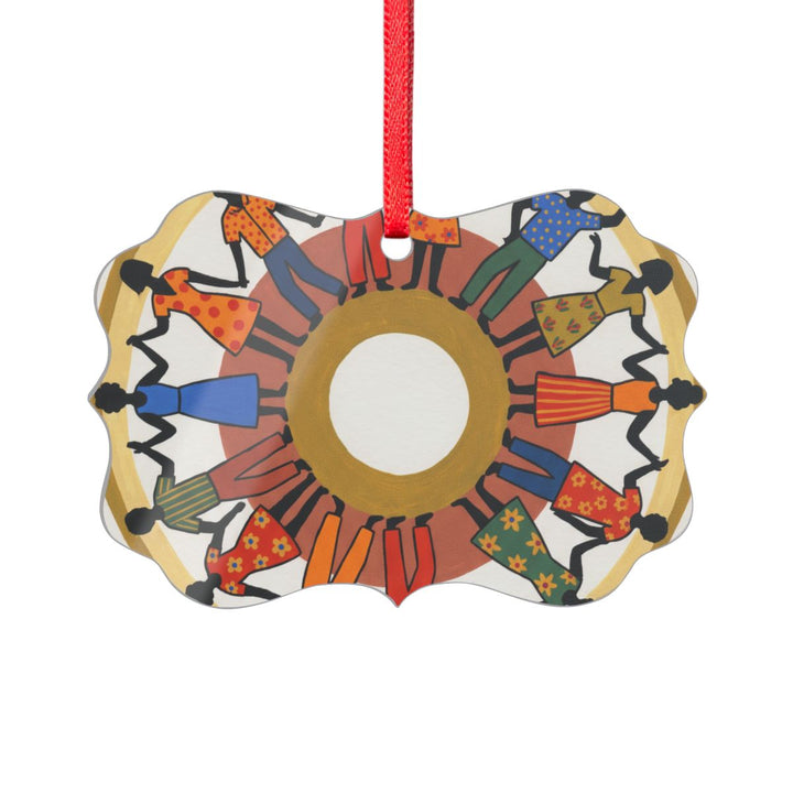 Acrylic Ornament - Unity Mandala Folk Art