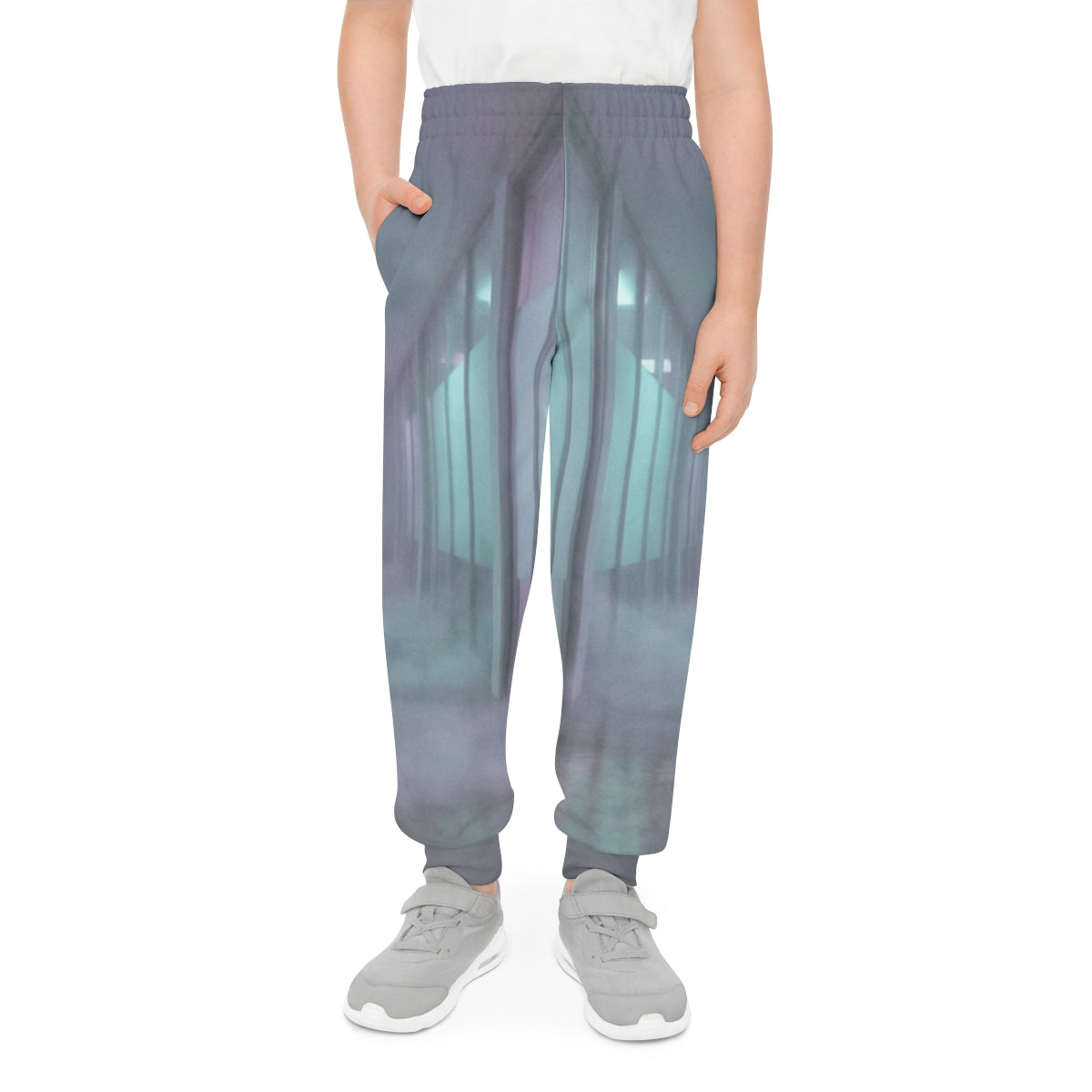 Youth Joggers - Liminal Corridor Fog Art Print | Echovira...