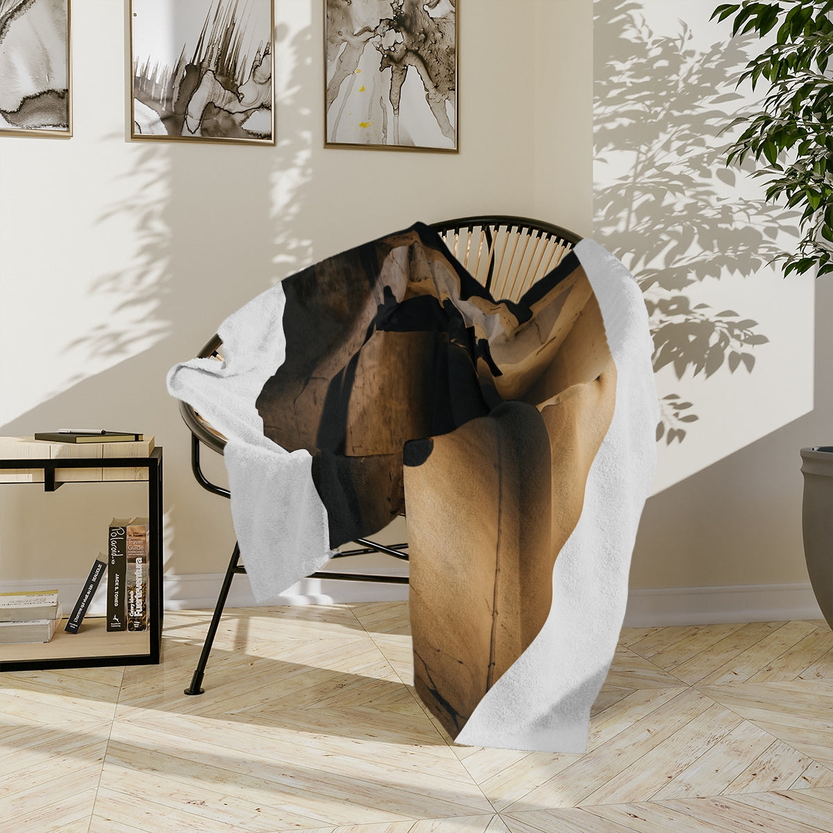 Velveteen Microfiber Blanket - Corridor | Echovira Gallery