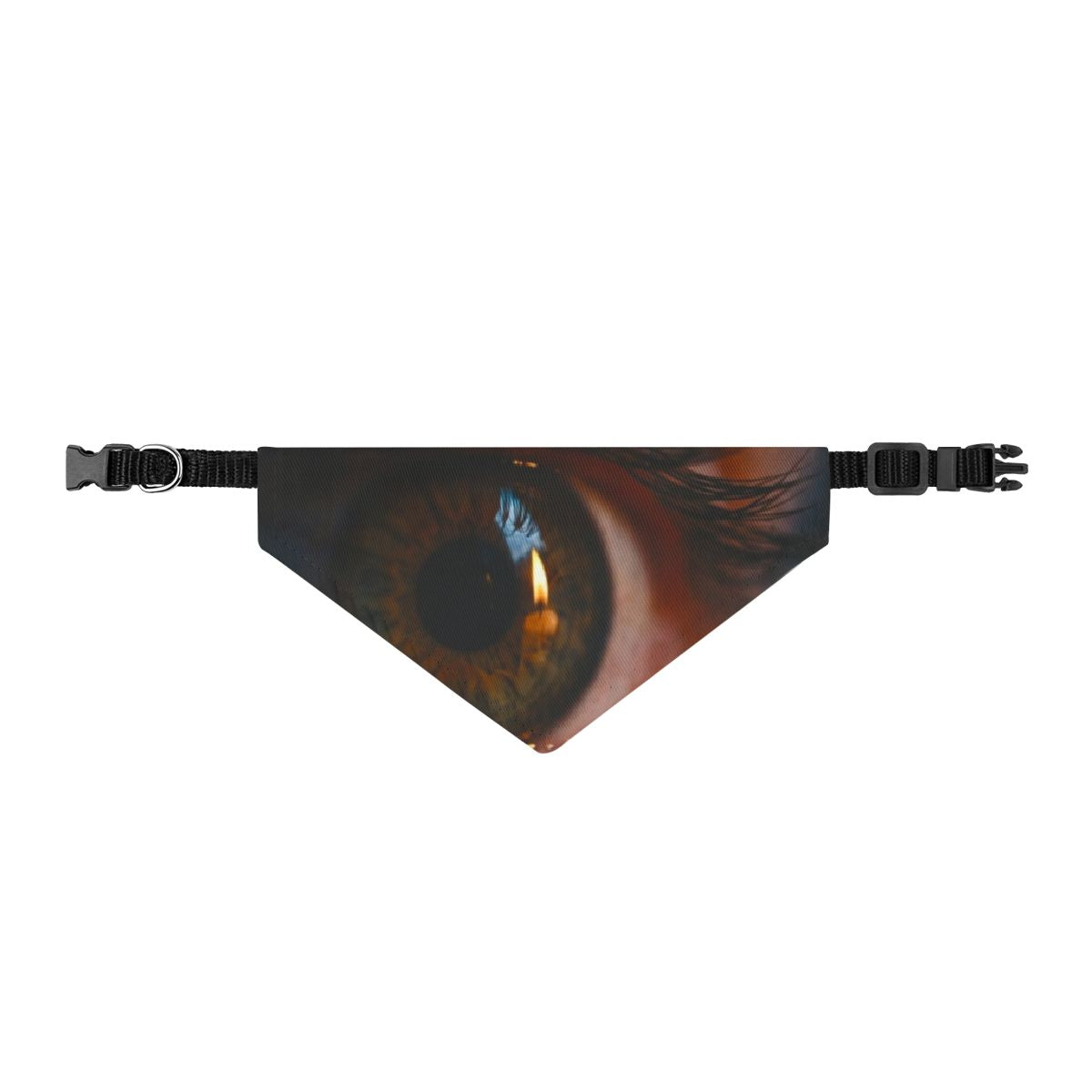Clip-on Pet Bandana - Amber Iris Reflection Fine Art Print |...