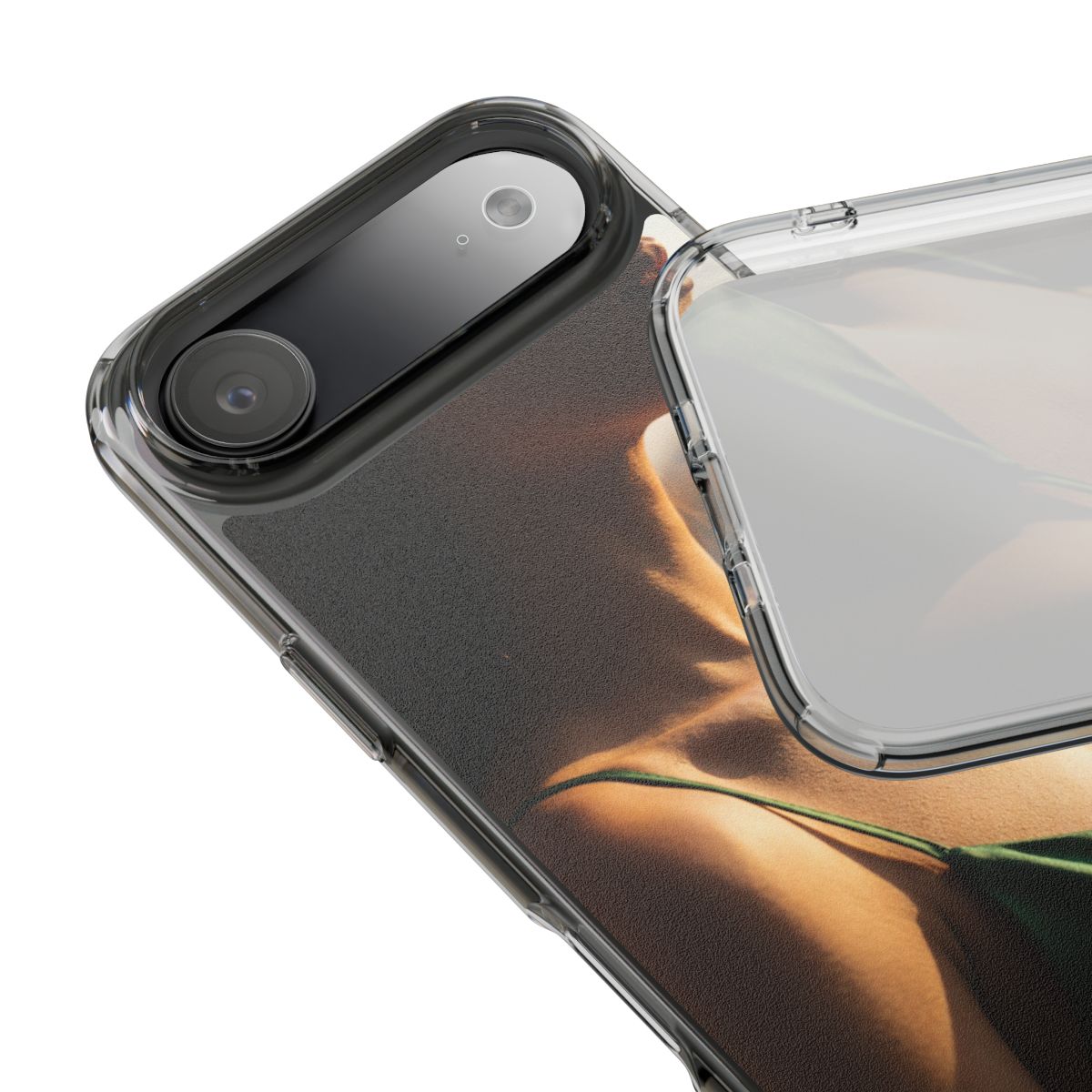 Clear Impact-Resistant Cases - Clear Phone Case - Emerald...
