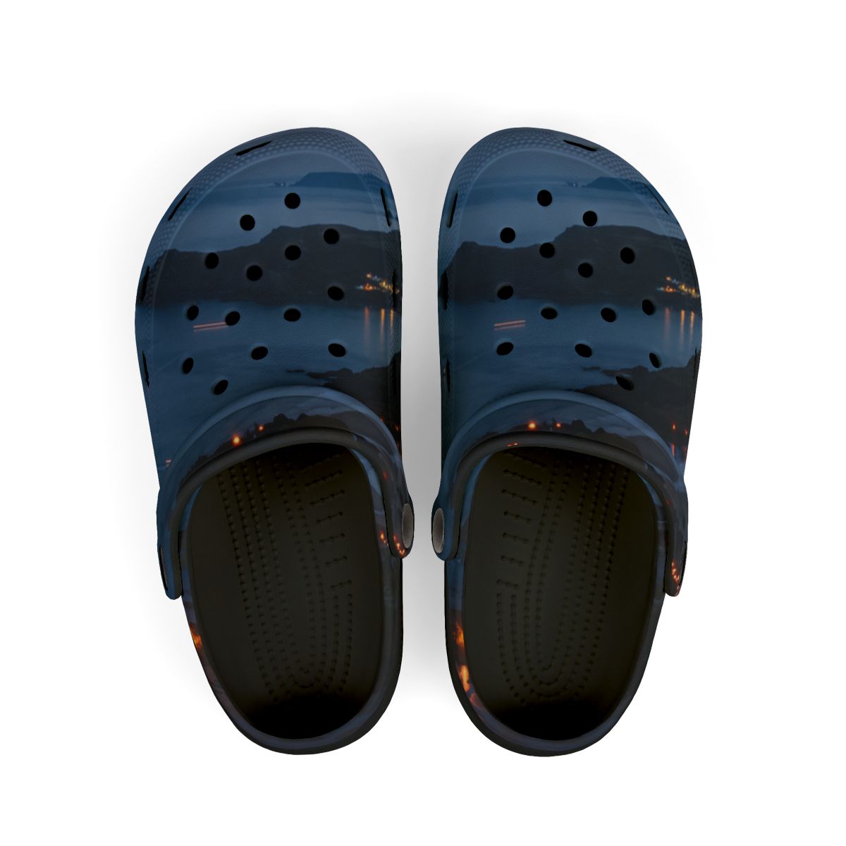 Kids' Coastal Bonfire Seascape Clogs